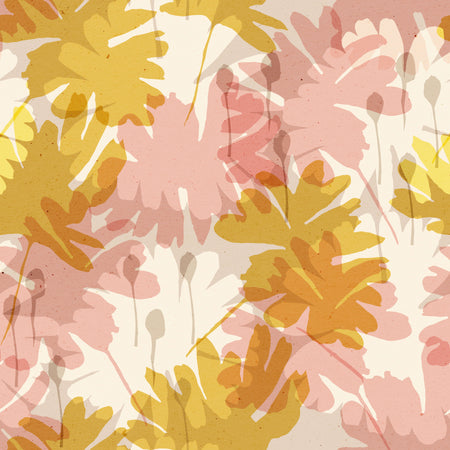 Faded Resort Oasis Abstract Botanical