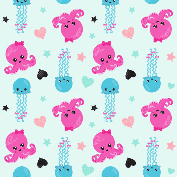 Sea Animals, Sea Life, Octopus, Jellyfish, Hearts