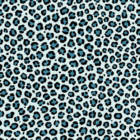 Leopard Print, Leopard Spots, Blue Leopard