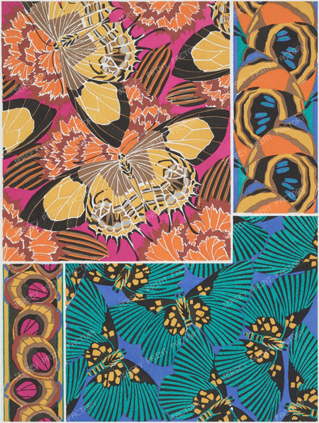 Vintage Butterflies, Colorful Butterflies, Butterfly Pattern