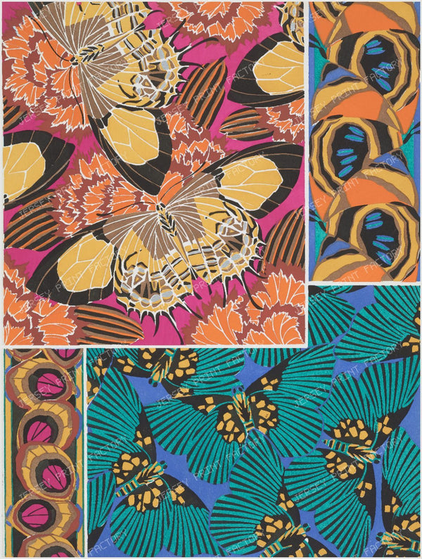 Vintage Butterflies, Colorful Butterflies, Butterfly Pattern