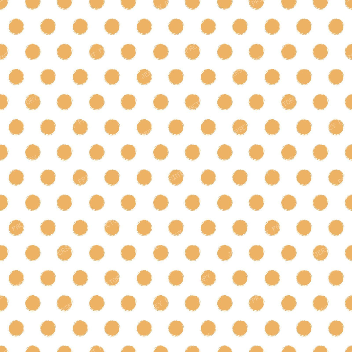Distressed Polka Dots, Blue Polka Dots, Doodle, Sketch — Orange
