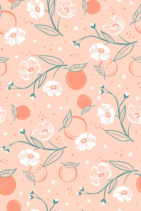 Cute Koala | Peach Flowers Outline