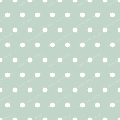 Polka Dots  Soft Amber And White — Sea Mist Green