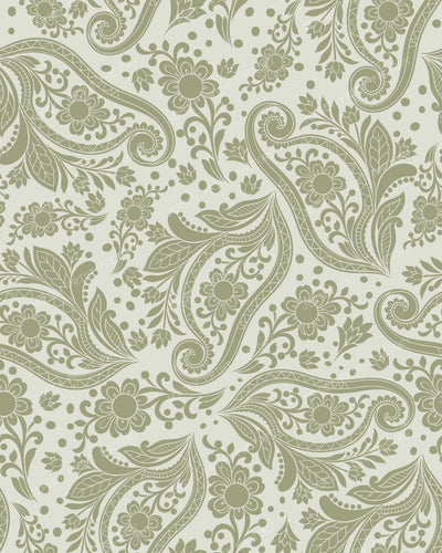 Vintage Cucumber Toile Pattern