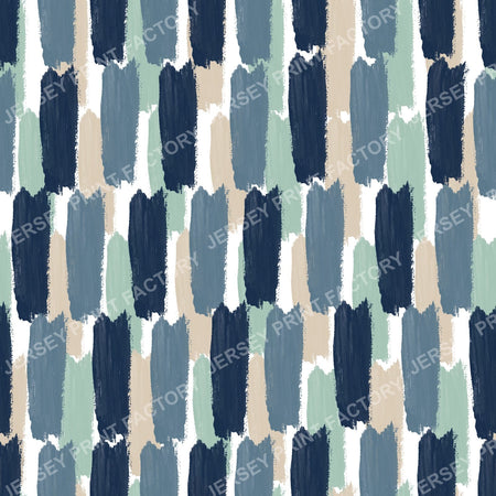 Abstract Painted Vertical Brushstrokes - Coastal Spa