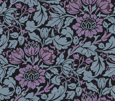 Flowering Scroll by night