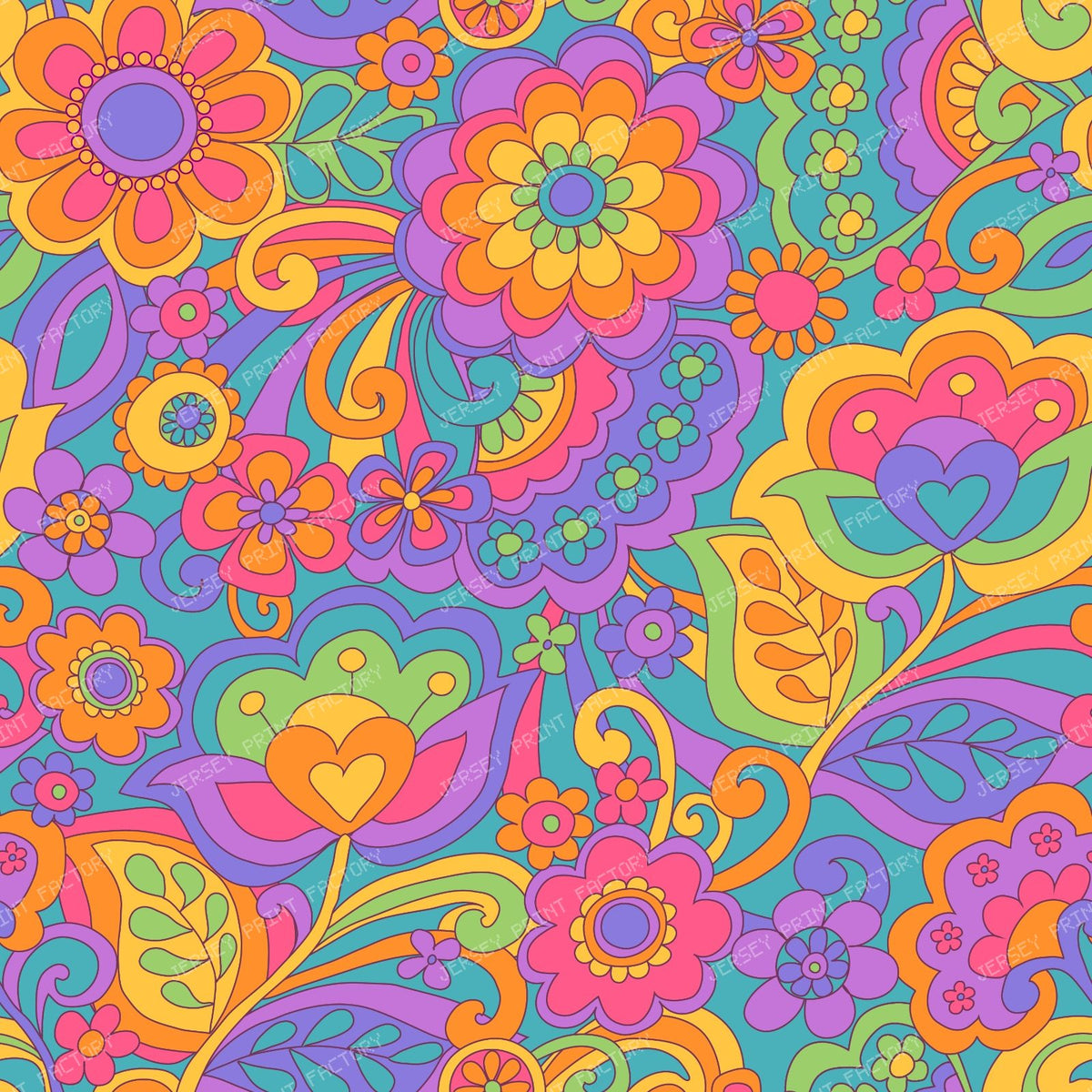 30 Flower Power — Rainbow
