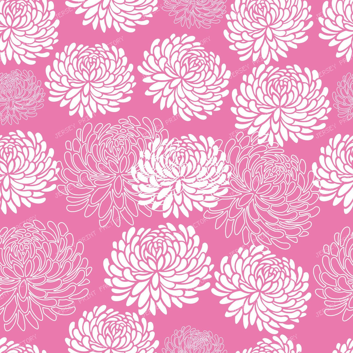 Blue Dahlia, White Dahlia, Pattern Of Flowers — Pink 1