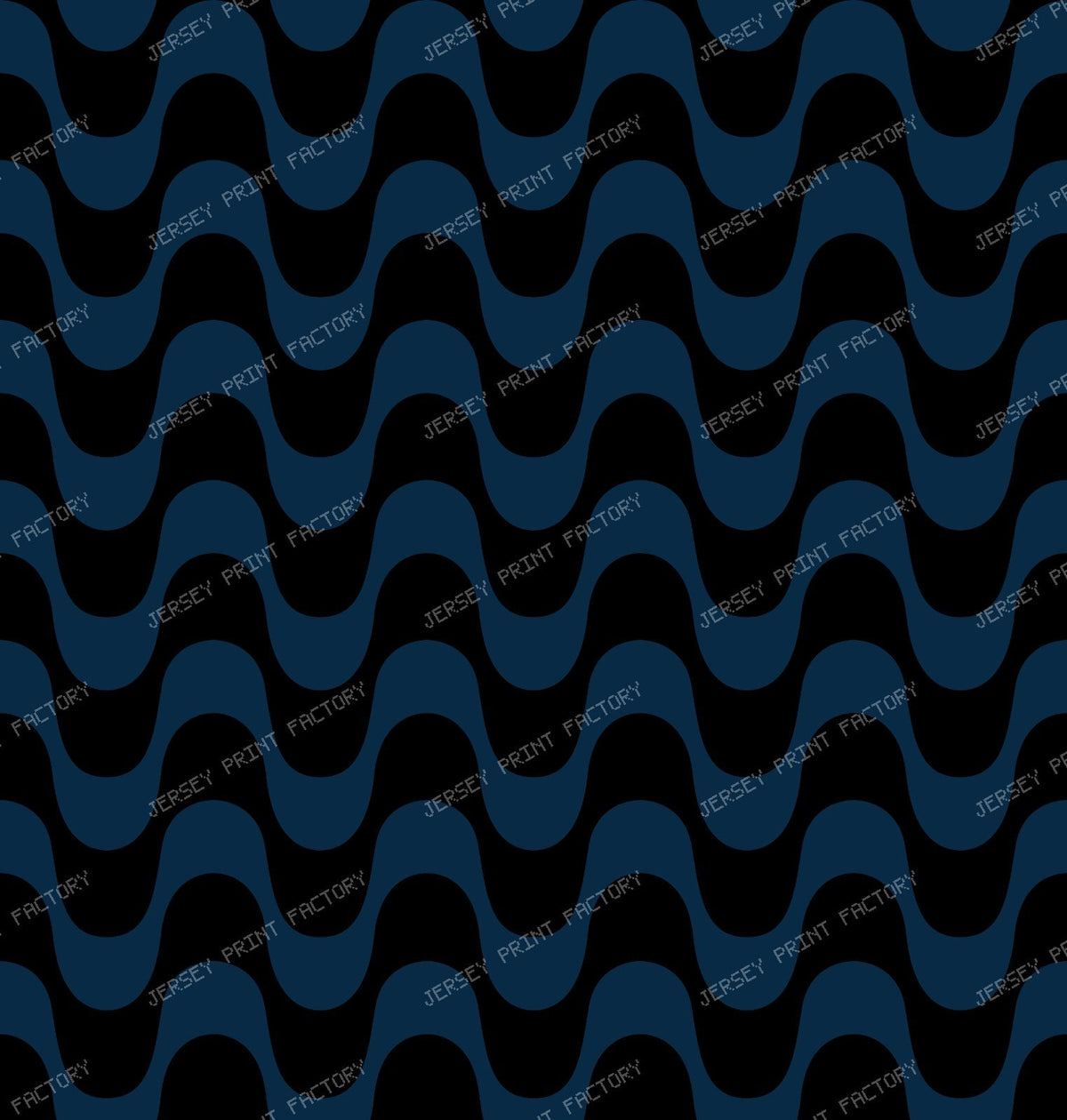 Black and White Copacabana Pattern, Copacabana Sidewalk, Beach Pattern — Navy Blue 2