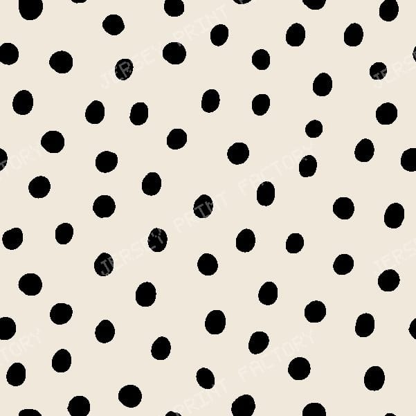 Dots in cream