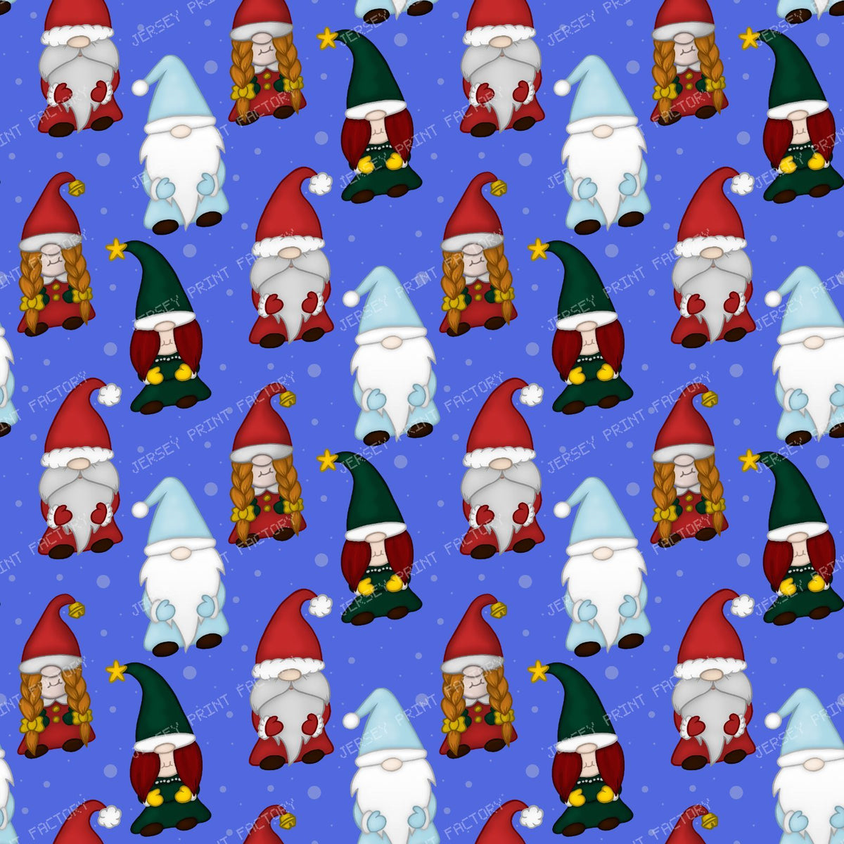 Fabric in Chilly Gnomies (Small)