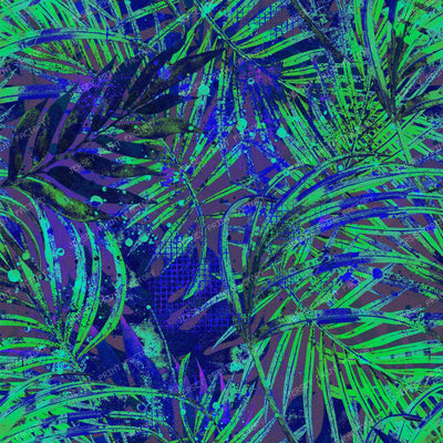 Tropical Graphic Paradise Blue Dream