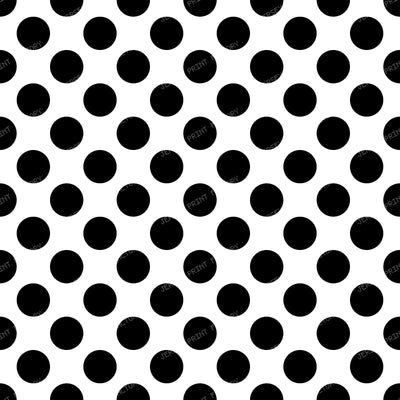 Polka Dots, Polka Dot Pattern, Black and White