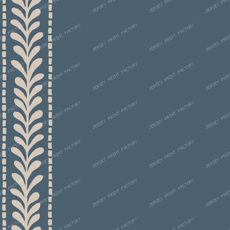 Eira   Spaced Stripe Leaf   Dark Blue