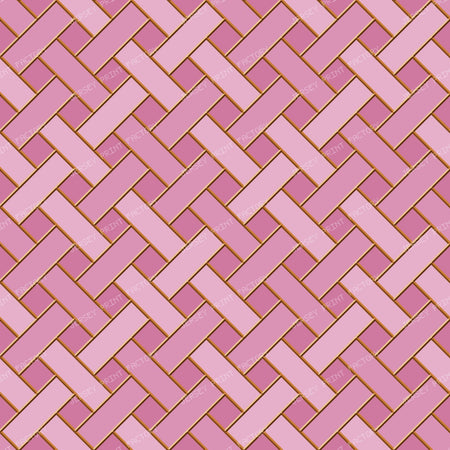 Bronze Stained Glass Weave — Baby Girl Pink