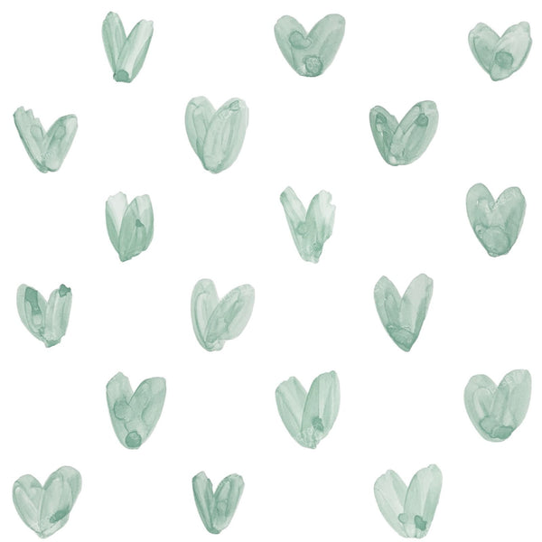Hearts watercolor