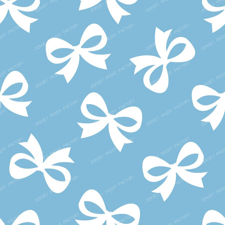 Bow Pattern, Coquette Bow, Ribbon Bow, Cute Bow, White Bow, Black — Blue 1