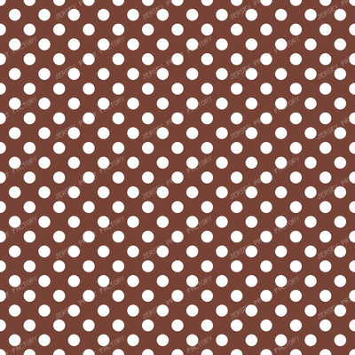 Blue Polka Dots, Polka Dot Pattern, Dots, Dotted — Brown