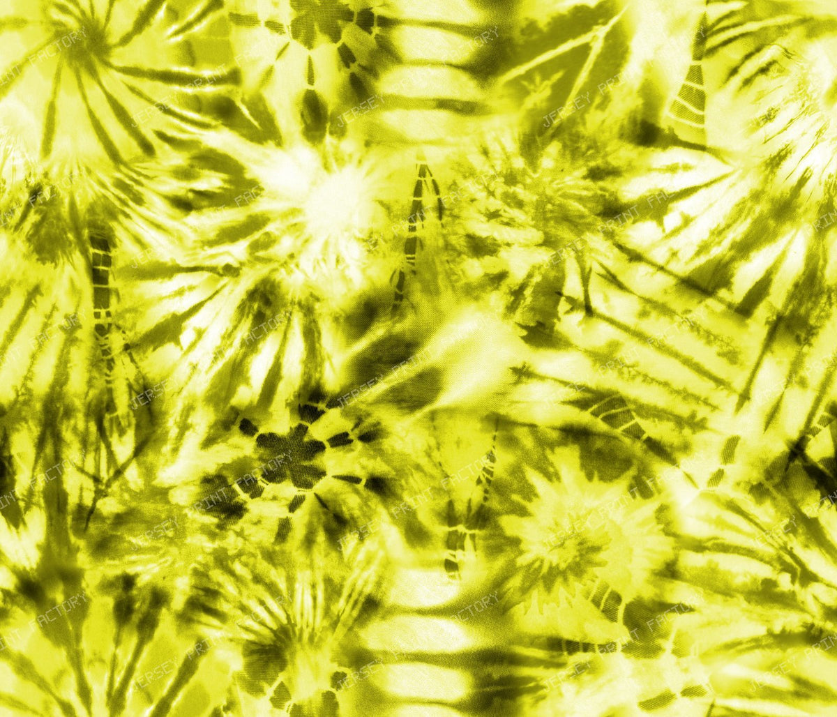 Crazy Tie Dye Golden Yellow