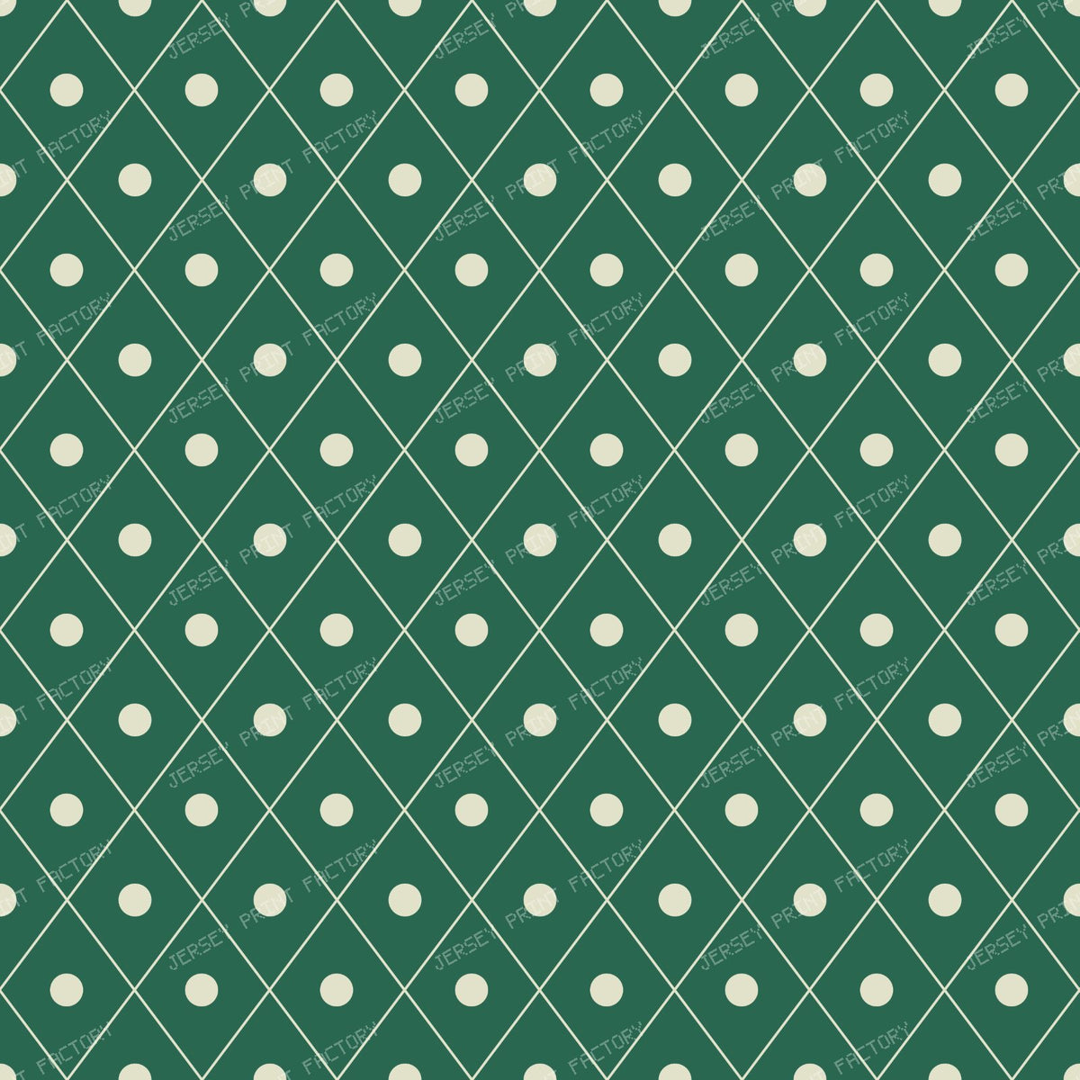 Blue Diamond Pattern, Argyle, Polka Dots, Geometric Pattern — Green 3