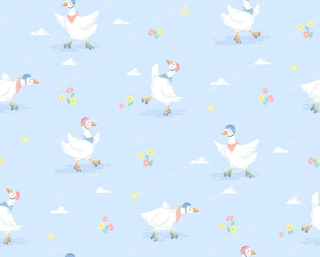 Roller Goose | Blue Geese Blue