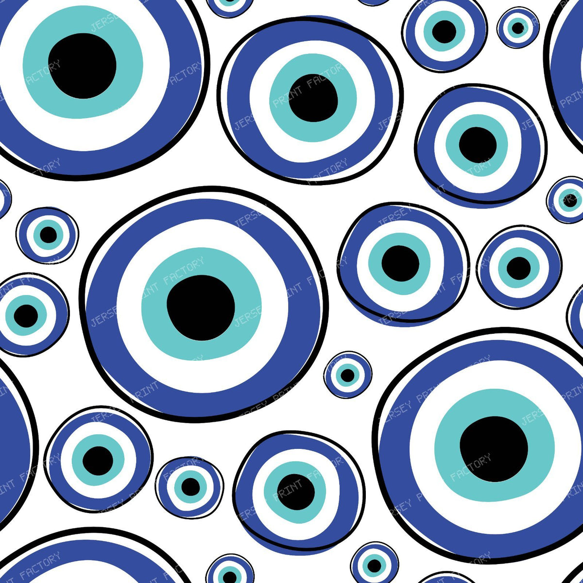 Evil Eye Pattern, Turkish Eye, Hamsa, Nazar Talisman, Mati, Mataki