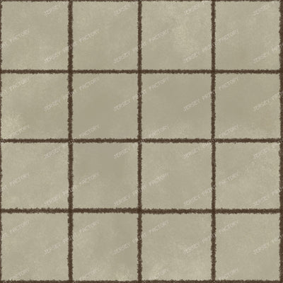 Pink Chalk Grid Lines, check, squares, — Cream and Brown
