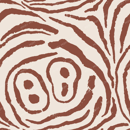 Cream & Copper Brown