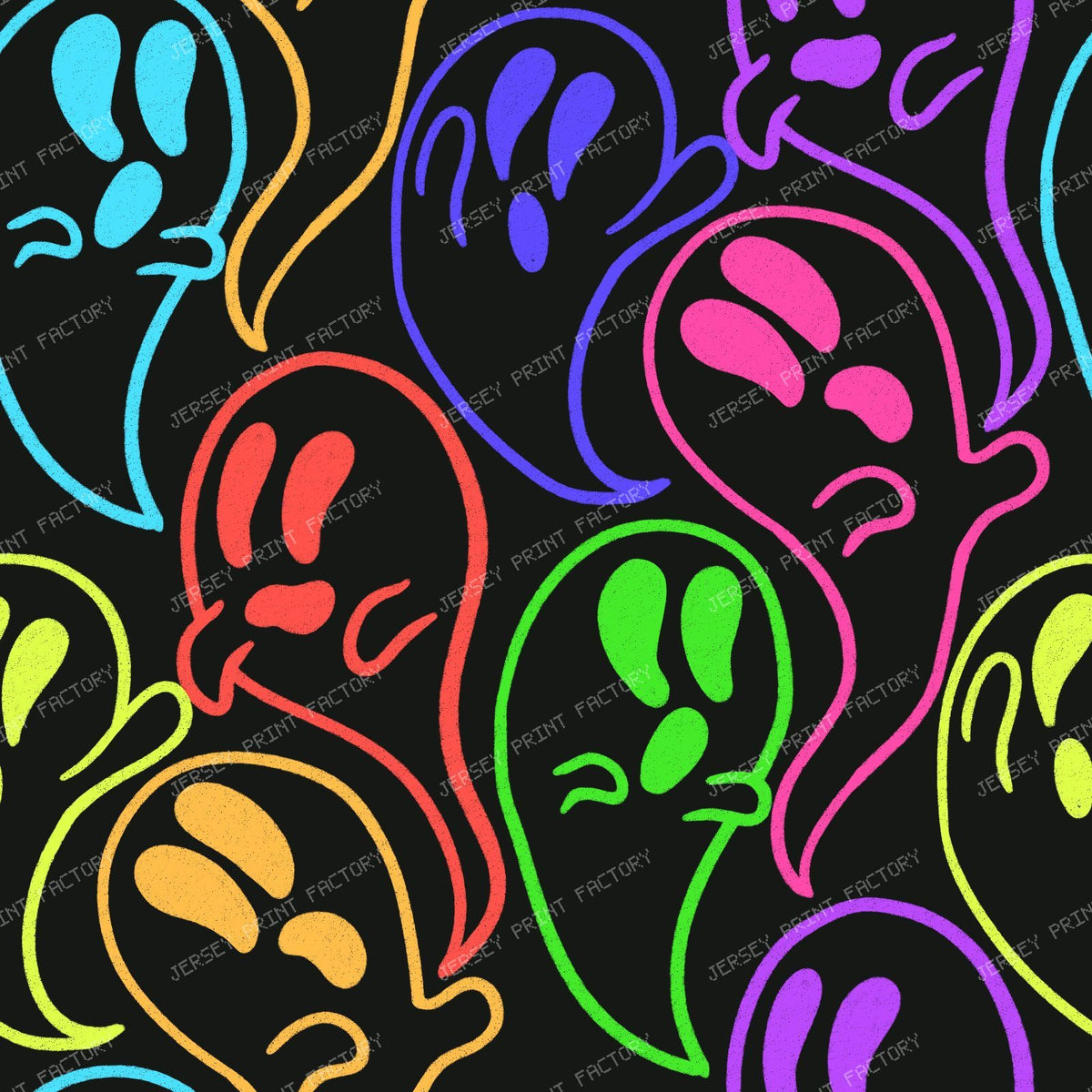 Ditsy Floral and Easter Eggs — 106 — Rainbow multicolour