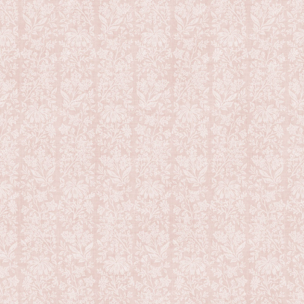 Sara - Stamped Floral - Green — Pale Pink