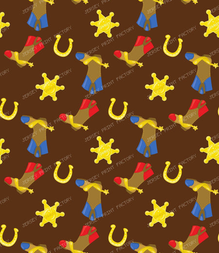 Wild West, Sheriff Star, Cowboy Boots, Horseshoe