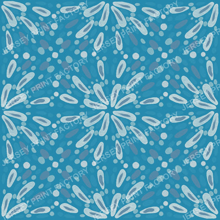 Abstract Watercolor Mosaic Tiles - Aqua