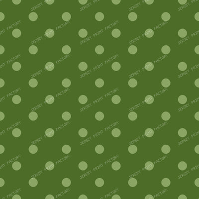 Sunlit Tiny Poka Dots — Moss Green with Pale Green Dots