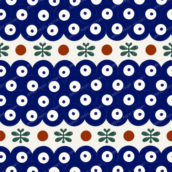 Polish Pottery Mosquito Polkadots Dark Cobalt Blue