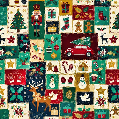 Vintage Christmas Patchwork