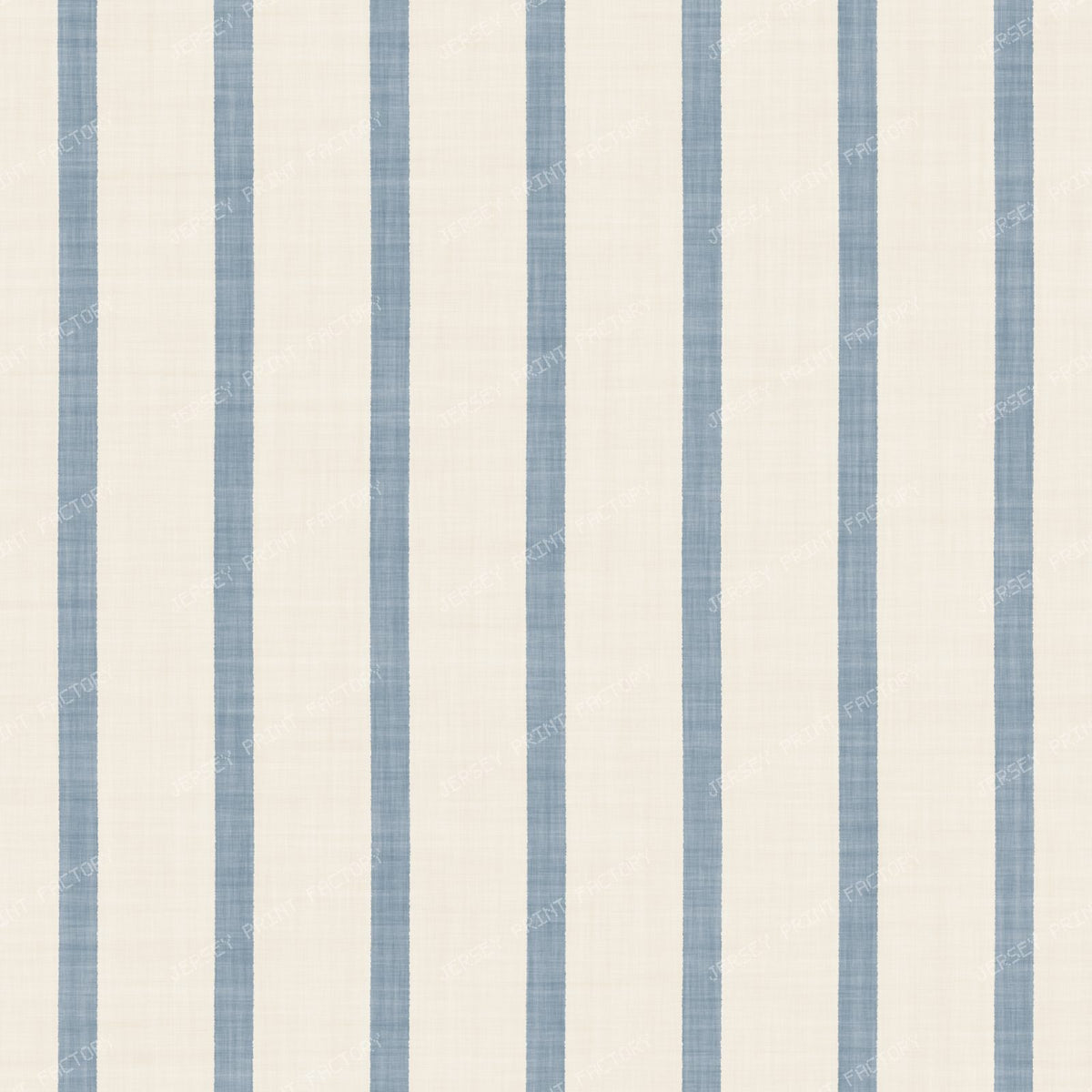 Cabana Stripes Classic Country Cottage - Sage Green — Dusty Blue on Cream