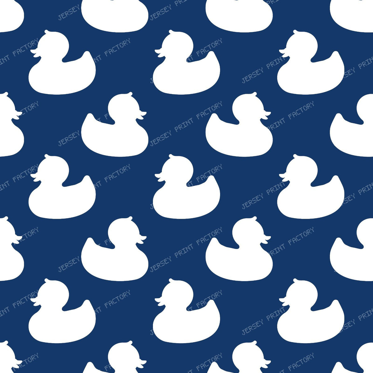 Pattern Of Ducks, Cute Ducks, Duck Silhouette, Duckling, Black — Navy Blue 1