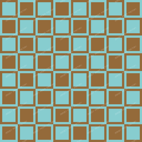 Brown And Teal grid