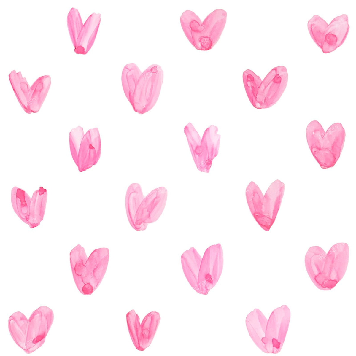 Hearts watercolor
