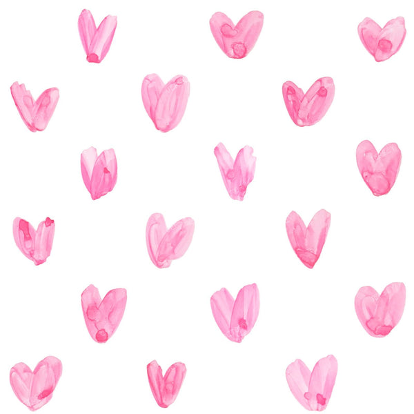 Hearts watercolor