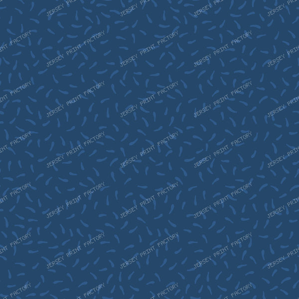 Commodore Indigo Scatter - Modern Winter Mini Print