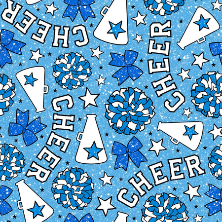 Cheer Cheerleader Blue