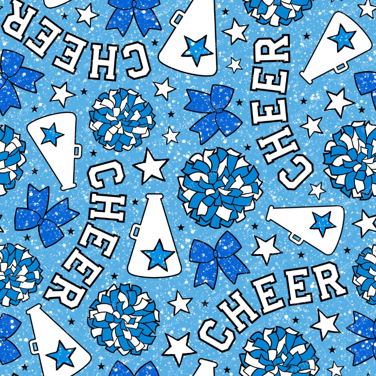 Cheer Cheerleader Blue