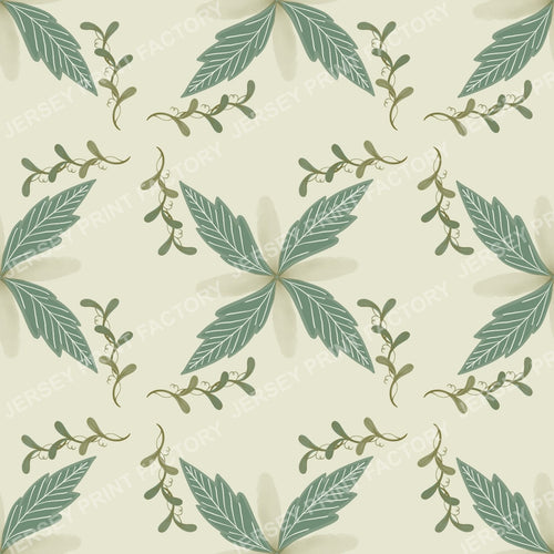 Botanical seamless pattern for fabric and wallpaper