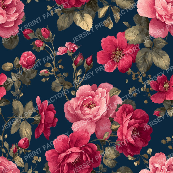 Rose garden on Blue