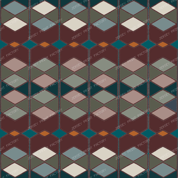 Kingfisher & Stone Faceted Diamond Dark