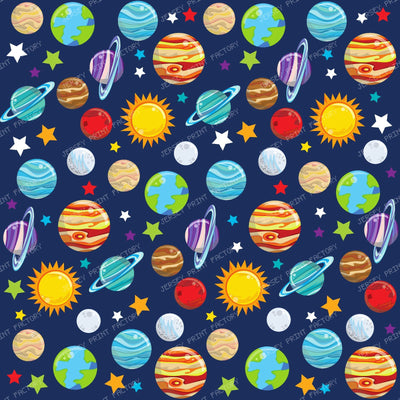 Space Pattern, Planets, Stars, Cosmos, Galaxy