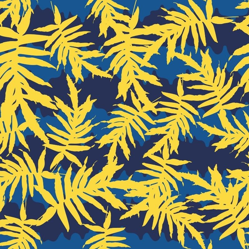 5 Fall Tropical Leaves Patterns D1203