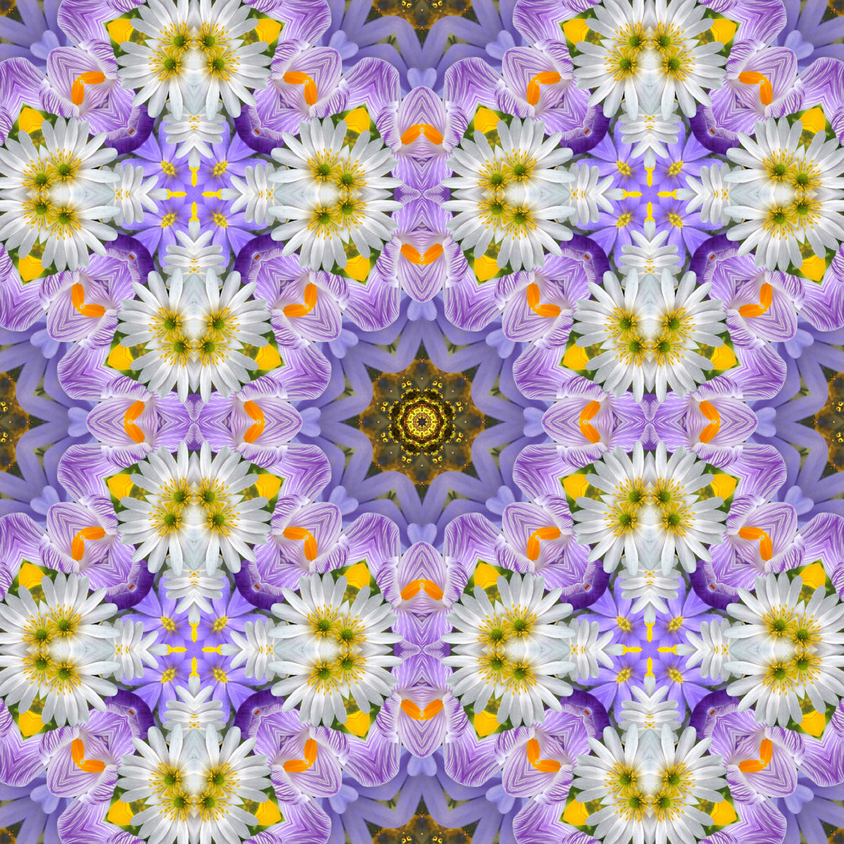 Purple Pink Abstract Flower Patterns on Fabric D1316 – Jersey Print Factory